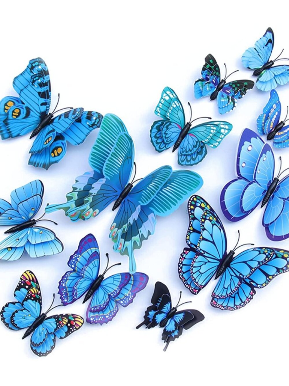 3D Butterfly Wall Decor Butterfly Decorations Stickers with Magnets